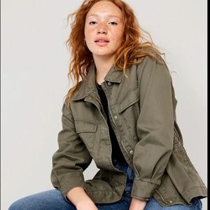 Old Navy Green Utility Jacket